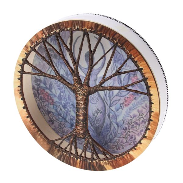 Shamantrumma Sibirisk Trumma Andetrumma Handgjord Shamantrumma med Trumstock Heminredning