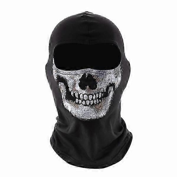 COD:MW2 Ghost Skull Balaclava Ghost Simon Riley Face War Game Cosplay Mask Protection Skull Pattern Balaclava Mask Ghost
