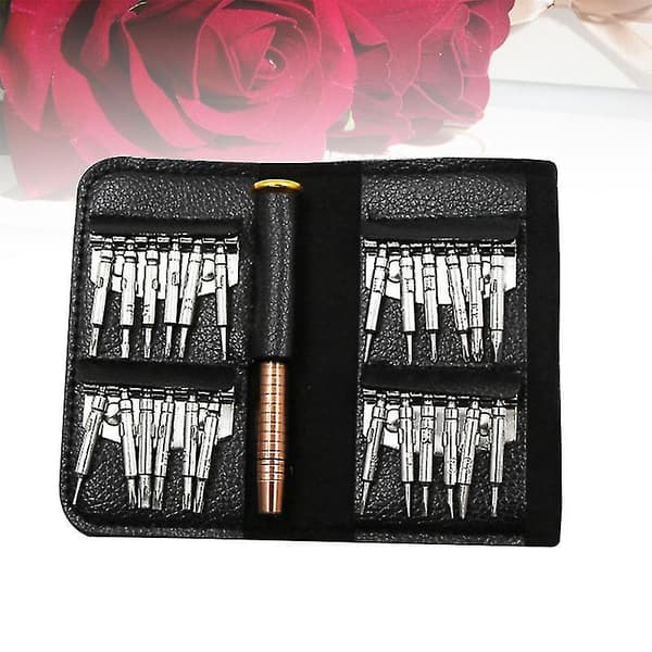 25-osainen monitoiminen ruuvimeisselisarja
