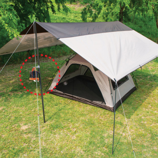 Camping Lykthenger Holder Metall Lys Teltstenger Lampekrok for utendørs campingfiske