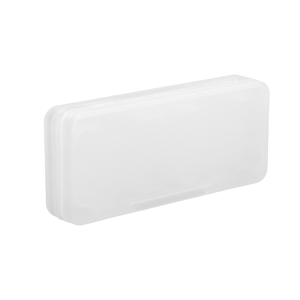 4-i-1 Spelkortfodral Dammsäkert Bärbart PP Spelkassett Förvaringslåda för Switch Transparent Vit