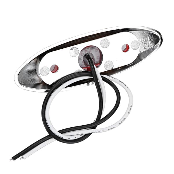 5 st 10-30V 3LED Röda Sidomarkeringsblinkers