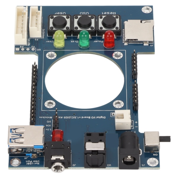 Digital IO-kort Manuell Lödning V1.2 För Mister FPGA 7 USB-portar IO-kort för Terasic DE10 Nano Tillbehör