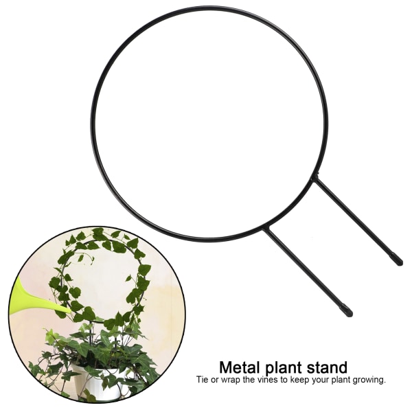 (Hjärtformad*23*33cm (Stålring diameter 2,8mm) Obs: Stålringen är tunnare) Växtstöd järn plant klätterställning