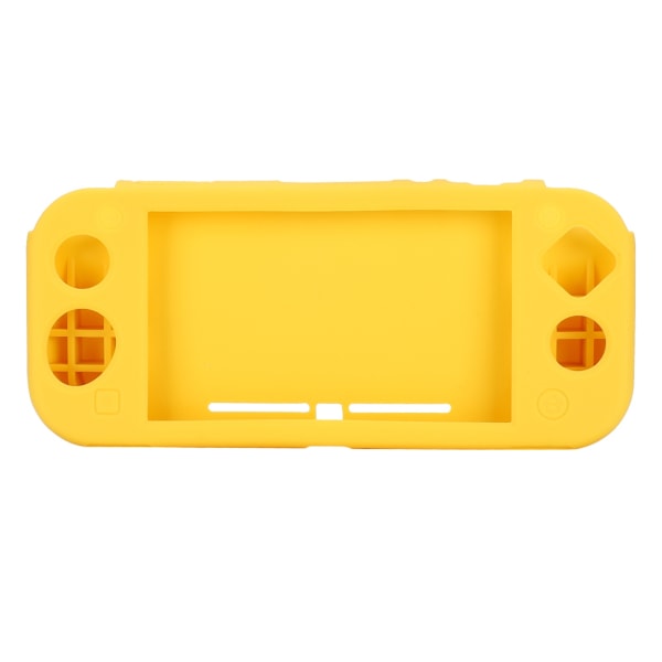 Silikonbeskyttende deksel for spillkonsoll med grep, anti-skli tilbehør for Switch Lite (Gul)
