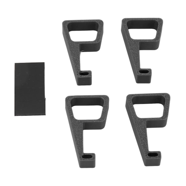 4 stk. Højdeningsbeslag til PS4 Slim - Varmeafledning - Vandret Stativ til PS4 Slim - Tilbehør - Sort