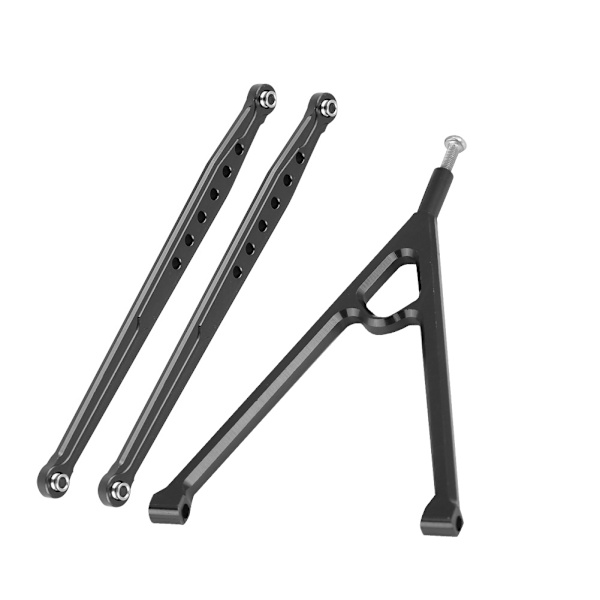 Trekantstøttebjelke Frontstøttebjelke for AXIAL SCX10 4-hjulsdrevet elektrisk RC-bil (Svart)
