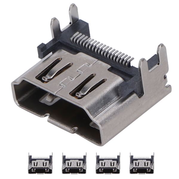 5 stk. Spilkonsol HDMI Stikkontakt Port Interface Connector Udskiftning til PS4 SLIM/PRO