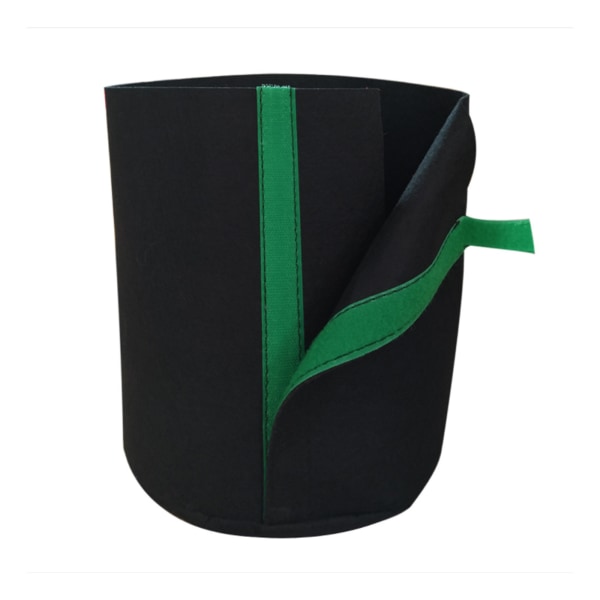 (opp bag emballasjestørrelse 23*25*2cm) transplantasjonspose plantevekstpose ikke-vevd filtpose plantevekstpose - svart 1 gallon diameter 16*høyde 20cm
