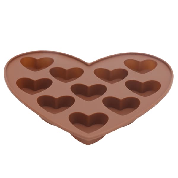 Hjerteformet silikone chokoladeforme NonStick bageform DIY kage slik bageudstyr
