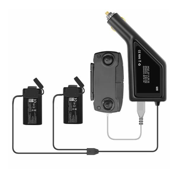 MAVIC Mini Drone Dobbel Billader Hurtiglading Tilbehør Svart