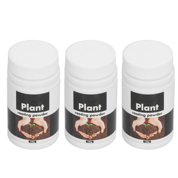3 stk 3,5 oz Rotpulver Aminosyre Plante Frukt Rotpulver Rot Hormonpulver for Hjemmehage