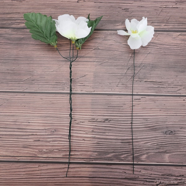 DIY håndverk jerntråd fast blomst tråd-grønn trådbunt 22 35 meter