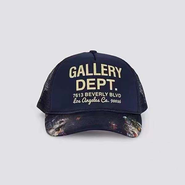 [02]GALLERY DEPT Graffiti Letter Baseballcap Blue