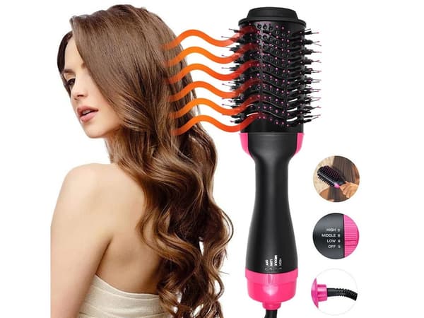 Varmluftsbørste / Hårstyler - 1000W