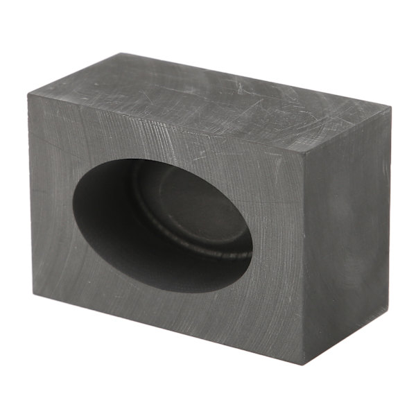 Høytemperaturbestandig grafittform for smykkefremstilling, Barform 3x4x6cm Smelteform