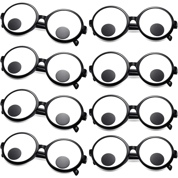 8 par Googly Eye Glasses Funny Eye Glasses Giant Googly Eye