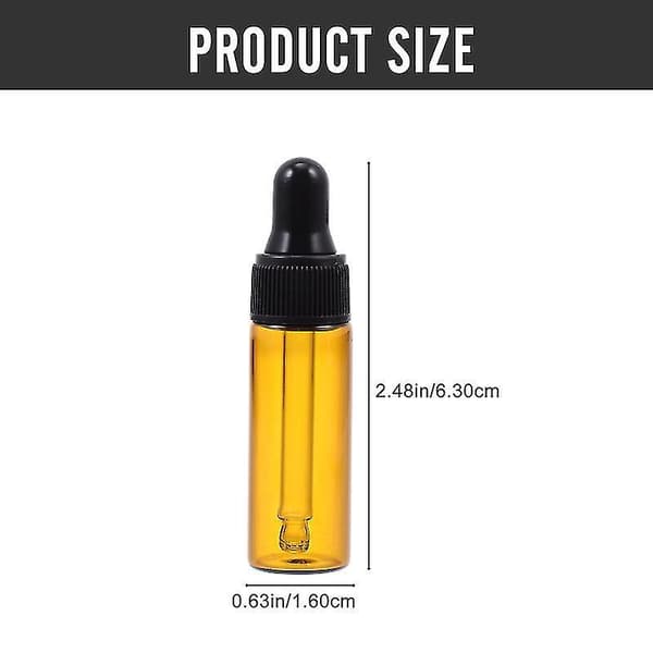 20 stk. 5 ml Dråbeflasker