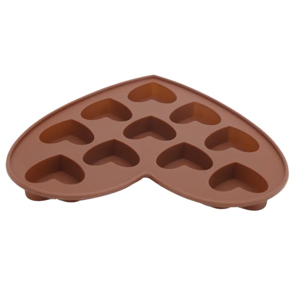 Hjerteformet silikone chokoladeforme NonStick bageform DIY kage slik bageudstyr