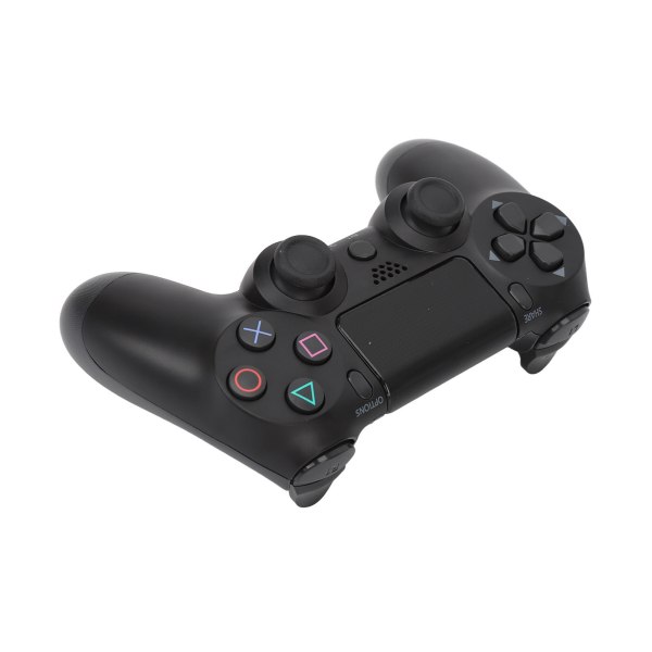 Trådløs spillkontroller Multifunksjonell Dual Vibration Bluetooth-håndkontroll for PS4-spillkontrollere Black-W