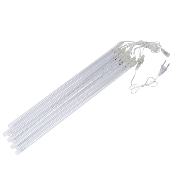 50 cm Vanntette SMD2835 LED-lysstrenger - 8 Rør for Jul og Høytidsutendørsdekorasjon i Hvit
