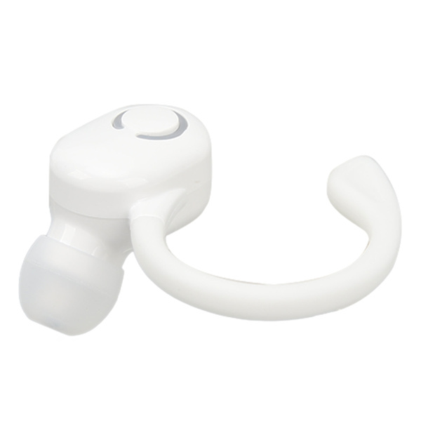 Støjreducerende Bluetooth Headset V5.2 Trådløst Bluetooth Øretelefon med Mikrofon Lang Standby Ultralet til Lastbilchauffører Kontor Hvid