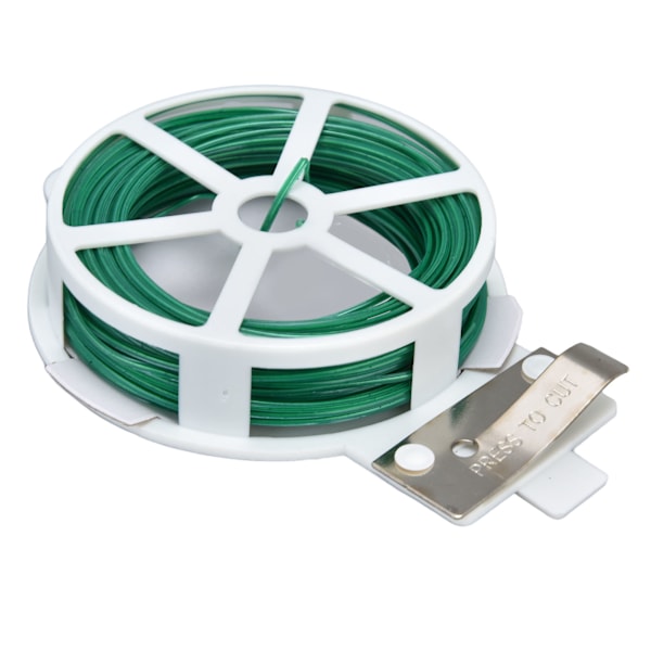 6 stk Grønne Bindtråde til Havearbejde, Twist Tie, Klatreplante Bindtråd til DIY Blomster, Fastgørelse af Planteunderstøttelse
