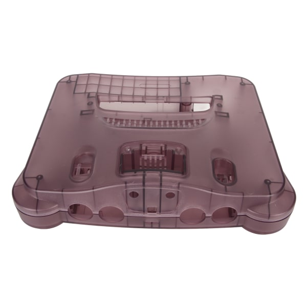 For N64 Gjennomsiktig Etuiutskifting Retro Videospillkonsoll Beskyttende Skall Roselilla
