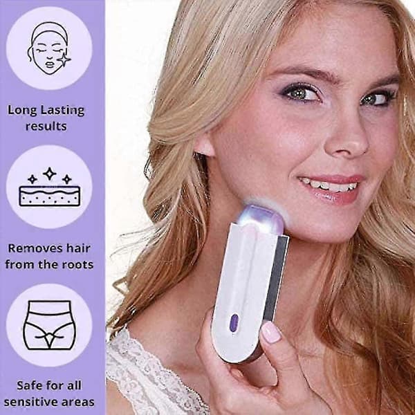 Silkeblød Hårfjerner, Silkeblød Hårfjerner Smertefri Genopladelig Epilator til Enhver Del af Kroppen For EU