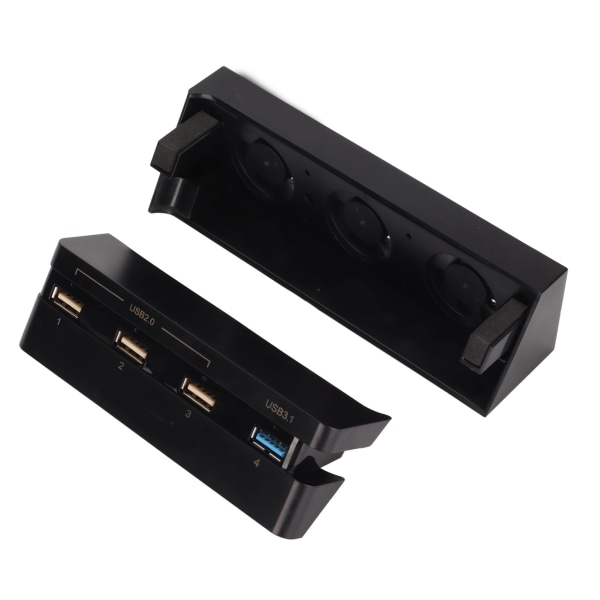 Spilkonsoll Køleblæser USB-drevet Automatisk Intelligent Ekstern Køler med HUB til PS4 Slim Host