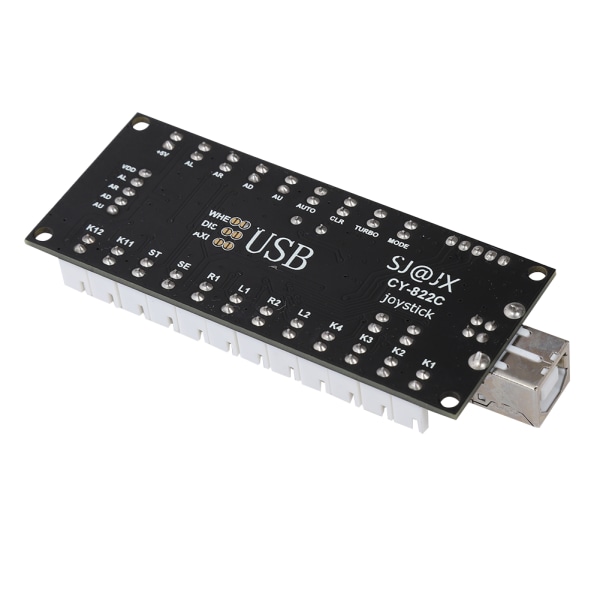 Arcade-spill USB-koderknappkontroll for Raspberry Pi-verts PC-spillmaskin BlackCY-822C