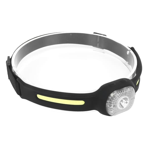 Silikonhodelykt Justerbart lys USB-lading COB-sensorlampe for løpefiske utendørs
