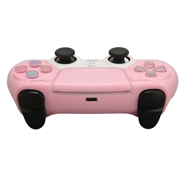 Bluetooth-kontroll, Uppladdningsbar Trådlös Spelkontroll för PS4 för PS5 för Windows 7 8 10 PC-surfplatta Rosa
