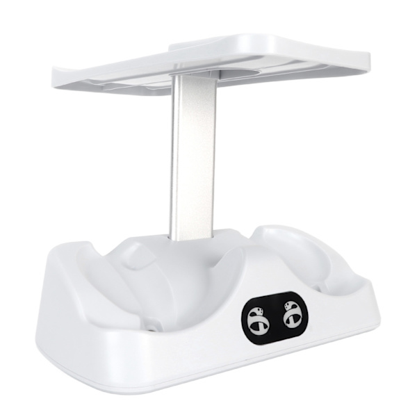 Laddningsdocka för PS5 VR2-kontroll för PSVR 2 med VR-headsetstativ LED-indikator 2 magnetiska spännen Typ C-kabel Vit