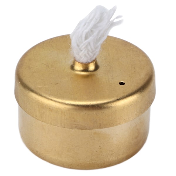 Miniatyr Stirling-motormodell i kobber med etanolbrennerlampe for brygging av te og kaffe