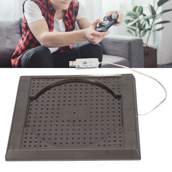 RGB-ljusbas med färgbyte, 3 styrsätt, minnesfunktion, justerbar LED-kylningsbas med fjärrkontroll för Xbox