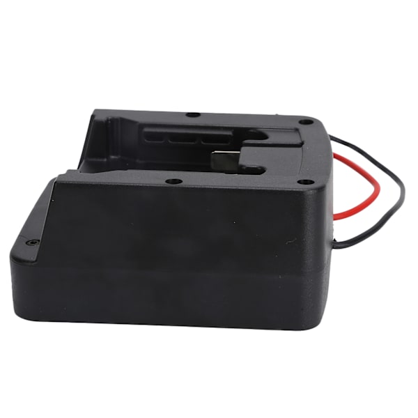 Litiumbatteriadapter Strömkontaktfäste med kablar för Milwaukee M18 18V Svart