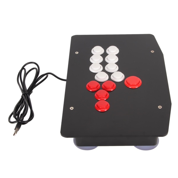 Arcade Fight Stick USB 2.0 -portilla 5 suuntanäppäintä ja 8 suurta toimintopainiketta Arcade Game Fighting Joystick