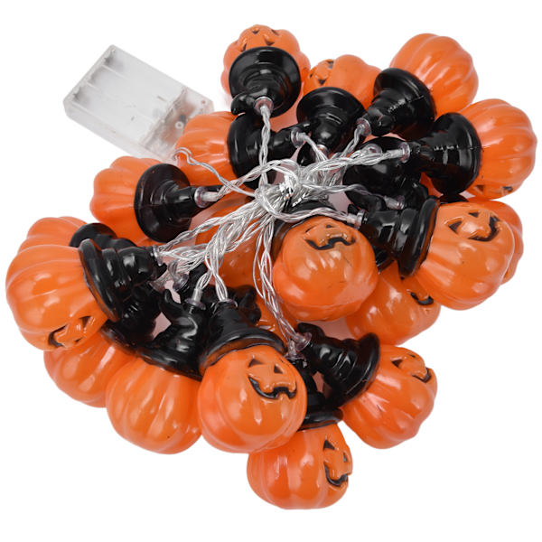 20 LED Kurpitsavaloketju - 3m Kaksoistila Koristevalot Halloweeniin & Juhliin Koti- ja Pihakoristeluun