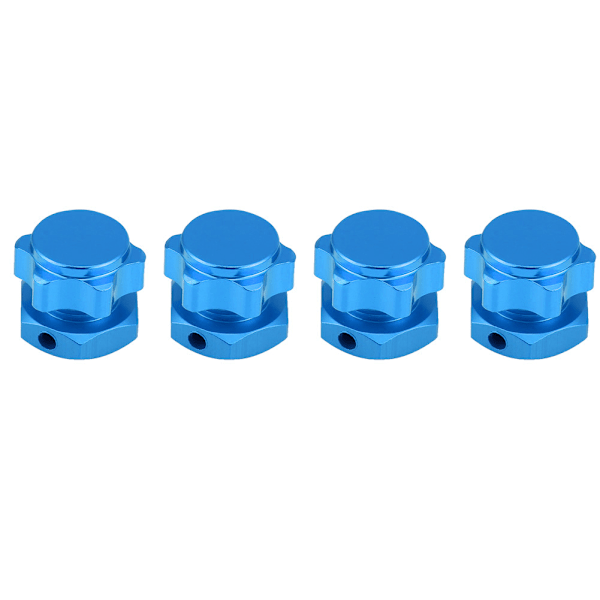 17mm Hjul Hex Nav Adaptermutter Støvdeksel for HSP HOBAO TEAM C 1/8 RC Bil (Blå)