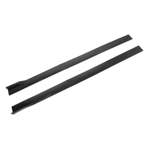 6 stk. Sideskørter til bil, kulfiber, 3 sektioner, winglets, diffusorer, universal pasform til Accord 2,2 m 7,2 ft