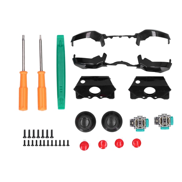 2 Styck Joystick Replacement Kit Gamepad Reparationsverktyg med Trigger Thumb Stick för XBox One