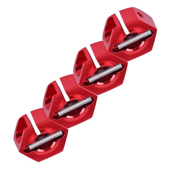 12mm Universal Hjul Hex Hub Adapter til HSP Sakura 1/10 Scale RC Bil (5mm, Rød)
