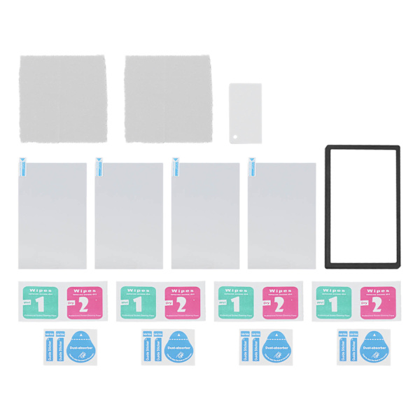 4-pack Skärmskydd för Switch OLED-konsol, Härdat Glas, Fingeravtrycksresistent, Professionell