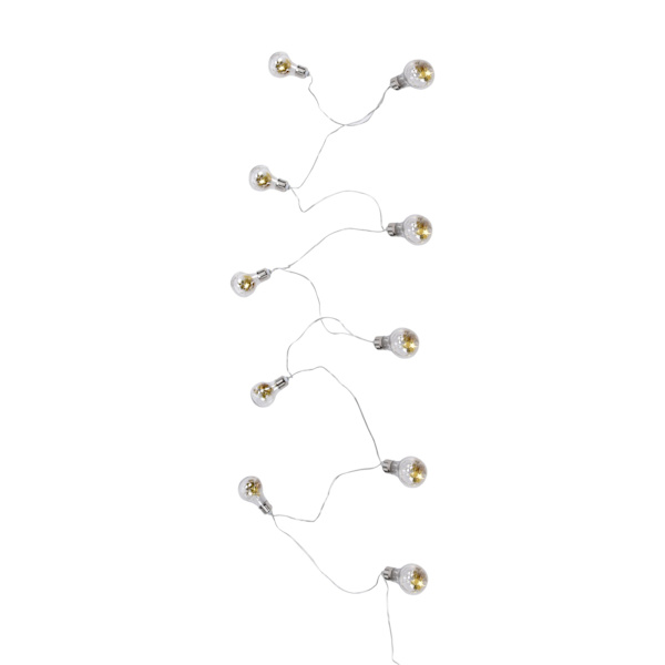 Golden Star E27 LED-ljusslingor - 100 Koppartrådslampor, USB & Batteridriven för Bröllop, Hem, Fester & Semesterdekorationer