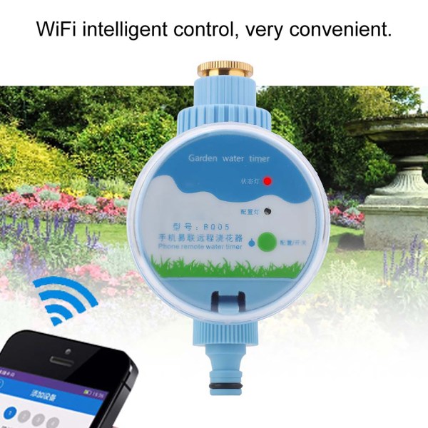 Elektronisk WiFi-fjernkontroll Automatisk hagevanningstimer Intelligent blomstervanning