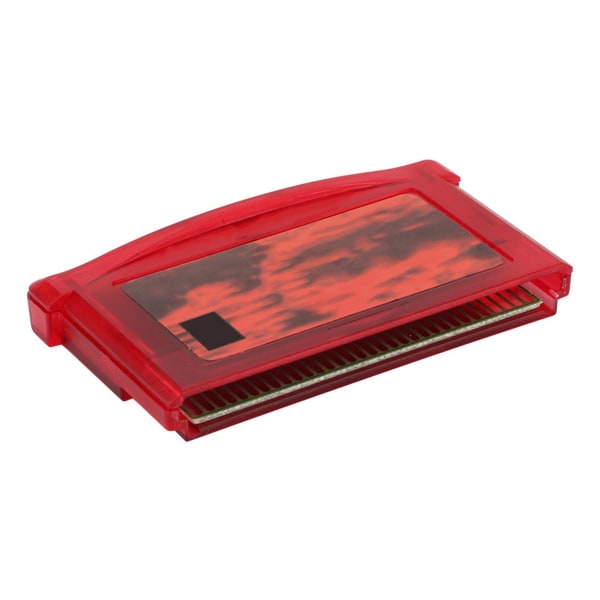 Funny Cartridge Console Game Card Slide Card Type Video Game Card (amerikanska smycken röd)