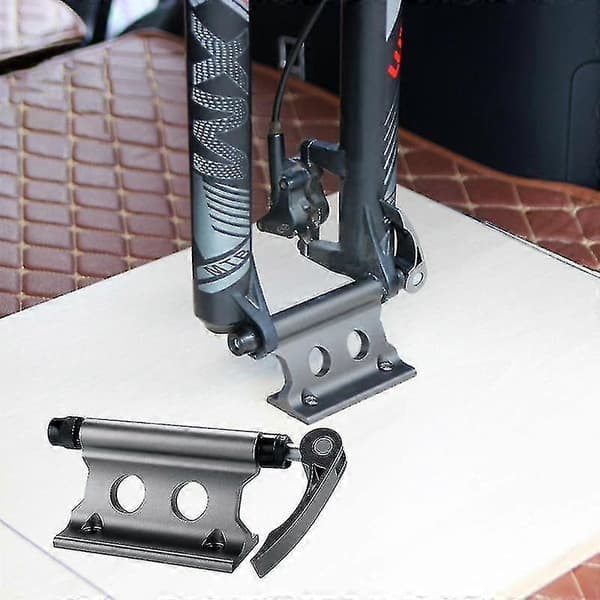 Cykel Forgaffel Quick-release Bil Suv Bærer Aluminiumlegering Blok Monteringsstativ Sort