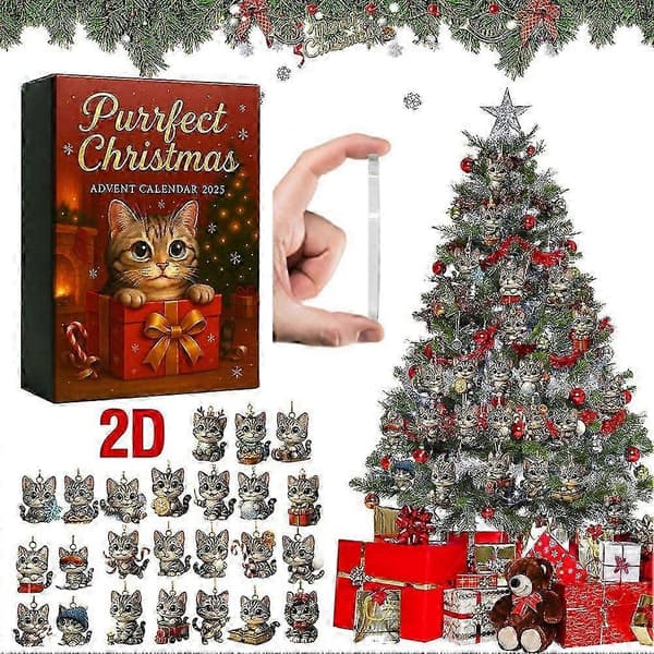 Den perfekte julekalender Julekalendere til jul 25-26 Cat 1pcs