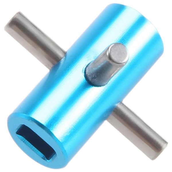 Fast differens fast aksel for TT-02 TT02 1/10 RC bil oppgraderingsdeler tilbehør,1 Blue